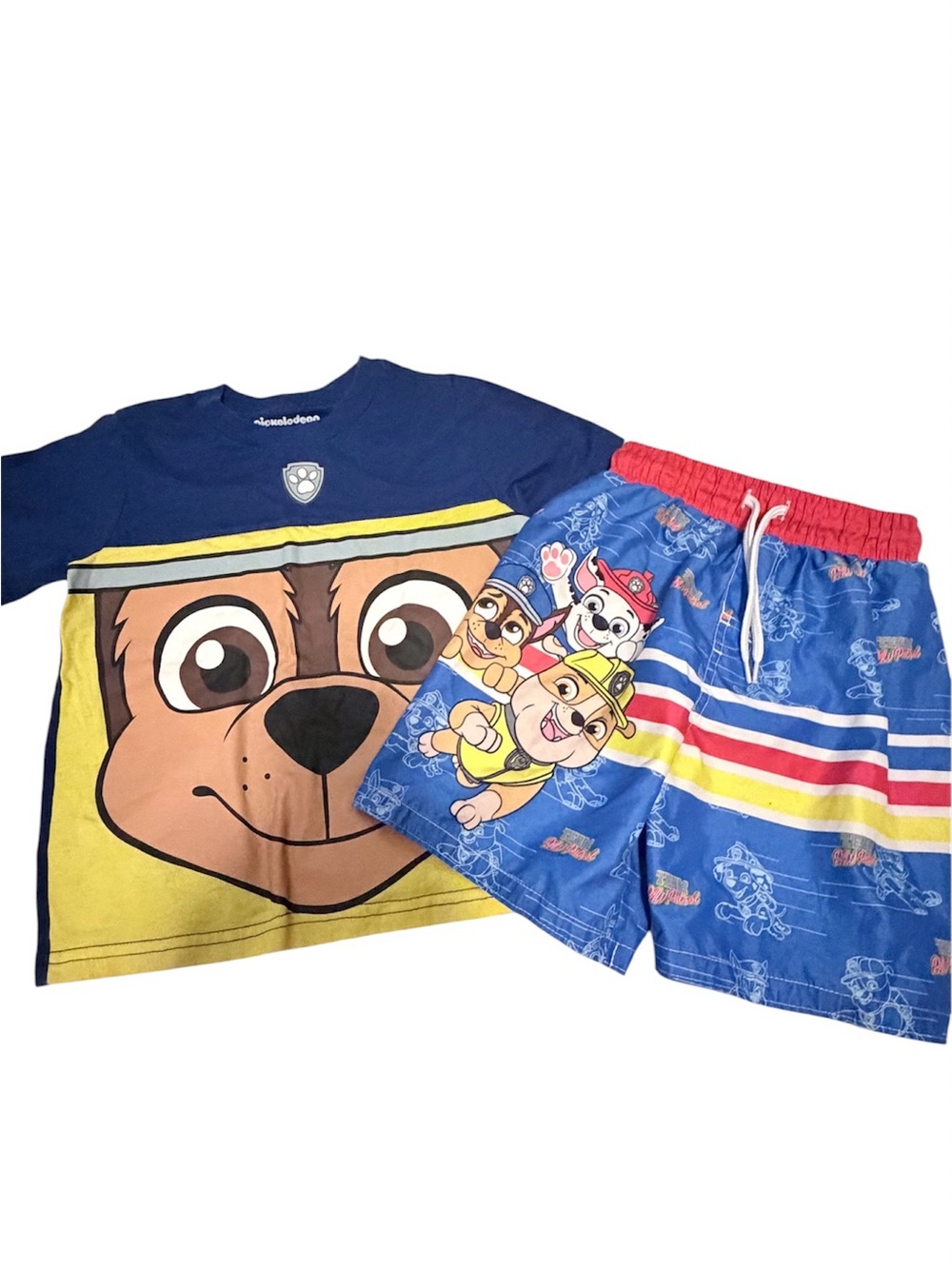 Nickelodeon PAW Patrol Chase Tee & Swim Trunks 2-Piece Set size 4T
